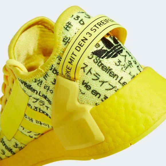 adidas Originals NMD_R1 V2 (LZI44) Shoes Kids size 5.5 Women's 7 Beam Yellow - Picture 13 of 14